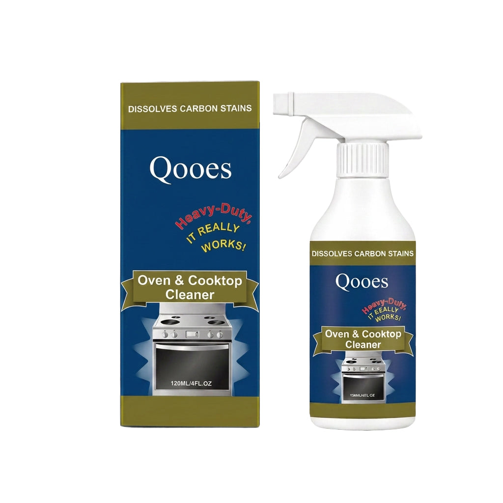 Qooes Heavy‑Duty Oven & Cooktop Degreaser Spray